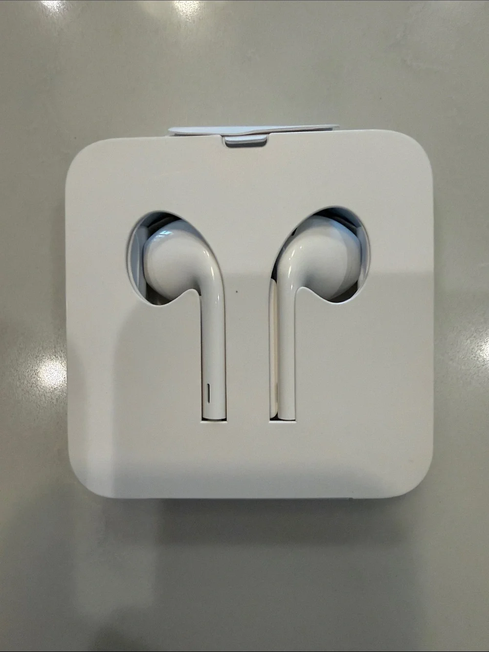 Apple White Wired Earbuds with In-Ear Stem Design